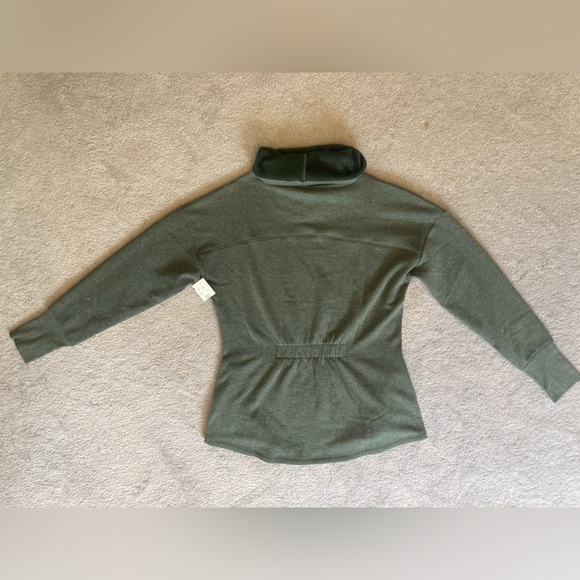 Heather Green Cowl Neck Sweater (NWT) - Picture 2 of 5